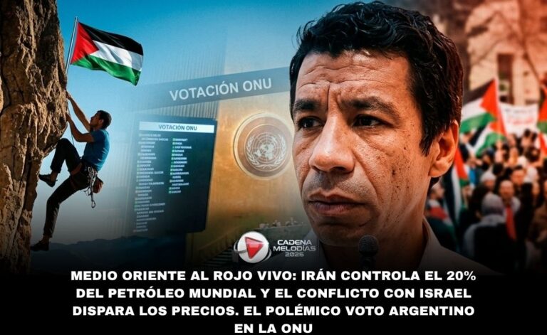 Análisis geopolítico: conflicto en Medio Oriente, impacto en el petróleo y la polémica postura de Argentina en la ONU