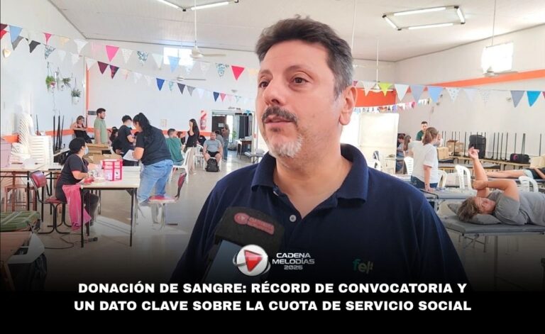 Récord de donantes en la campaña de sangre: “El mensaje está dando resultado”