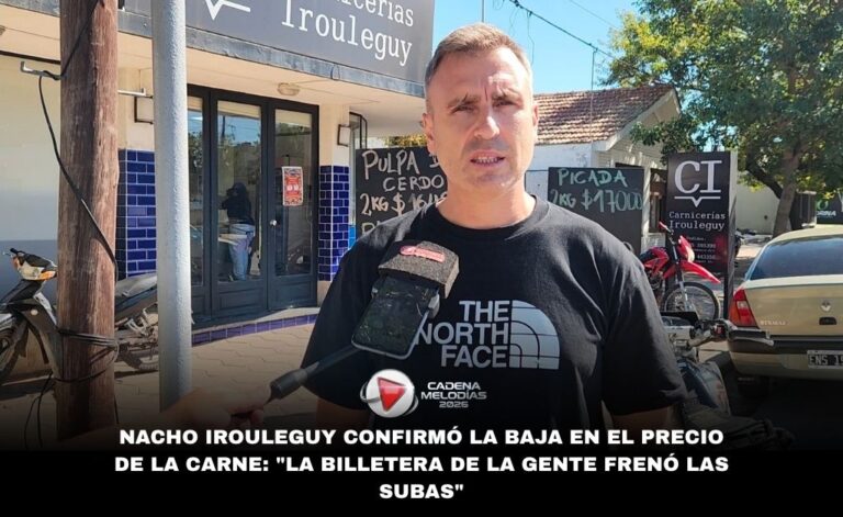 📉 Nacho Irouleguy confirmó la baja de precios en la carne: “La billetera no validó la suba”