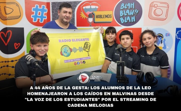 “La Voz de los Estudiantes”  con música, humor y un emotivo homenaje a los veteranos de Malvinas