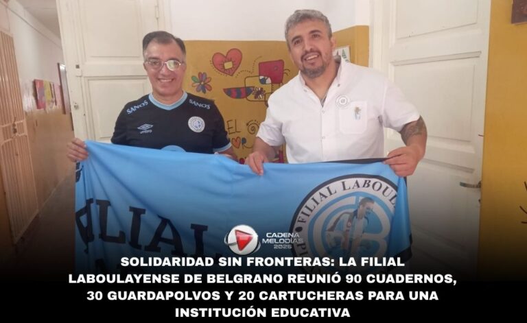 Solidaridad Pirata: Filial de Belgrano realizó importante donación en la Escuela Lucio Mansilla