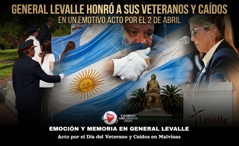 General Levalle: Un acto con el alma en Malvinas