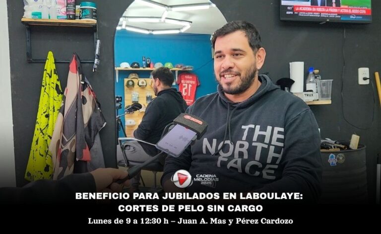 Cortes de pelo gratuitos para adultos mayores en Laboulaye: la solidaridad tiene nombre y apellido