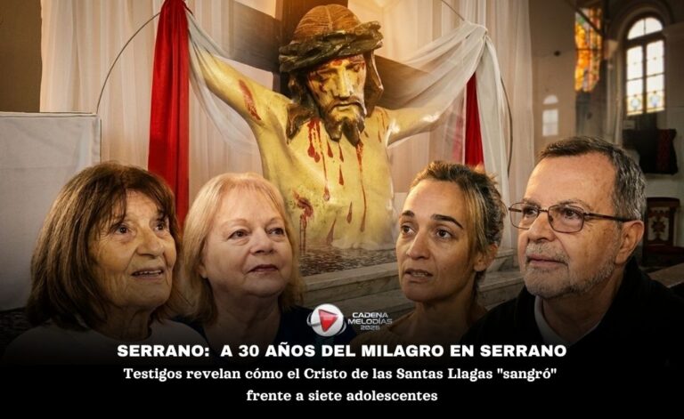 A 30 AÑOS DEL SIGNO: TESTIGOS REVELAN CÓMO EL CRISTO DE LAS SANTAS LLAGAS “SANGRÓ” EN SERRANO