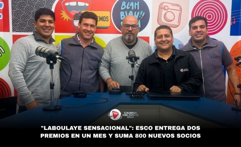 Dos nuevos ganadores de ESCO en Laboulaye: Juan Ceccon se llevó $20 millones con solo dos cuotas