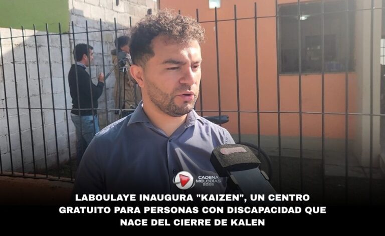 El municipio de Laboulaye inaugura «Kaizen»: un centro gratuito para personas con discapacidad