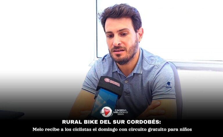 Melo se prepara para la segunda fecha del Rural Bike: deporte, familia y comunidad