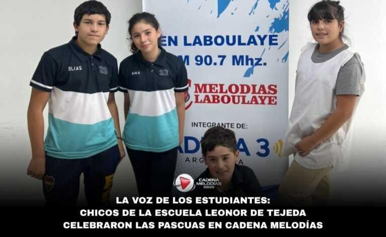 🔴 Estudiantes de Laboulaye contaron cómo se celebran las Pascuas en cuatro países