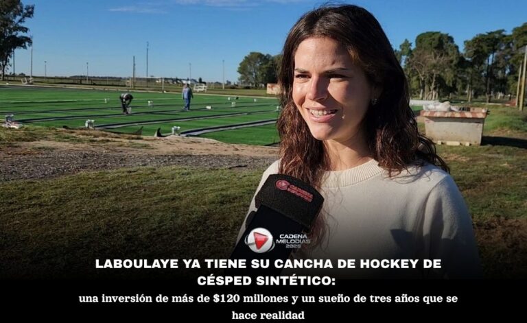 🏑 Un hito deportivo en el sur cordobés: Laboulaye ya tiene su cancha de hockey de césped sintético