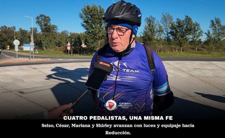 40 años de fe sobre dos ruedas: Selso Giulitti lidera una travesía de 200 km hacia el Cristo de la Buena Muerte
