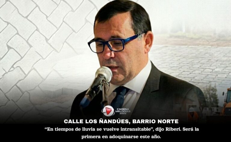 🗳️ Javier Riberi: “El adoquinado en Jovita arranca en 15 o 20 días, pero los vecinos tienen que poner de su parte”