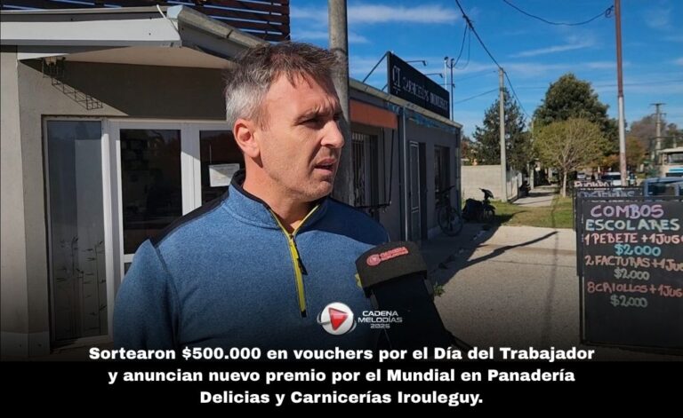 Panadería Delicias y Carnicerías Irouleguy celebraron el Día del Trabajador con sorteo de $500.000 en vouchers y ofertas destacadas