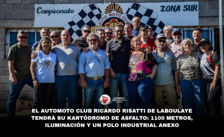 Laboulaye tendrá su primer kartódromo de asfalto: firma histórica del Automoto Club Ricardo Risatti