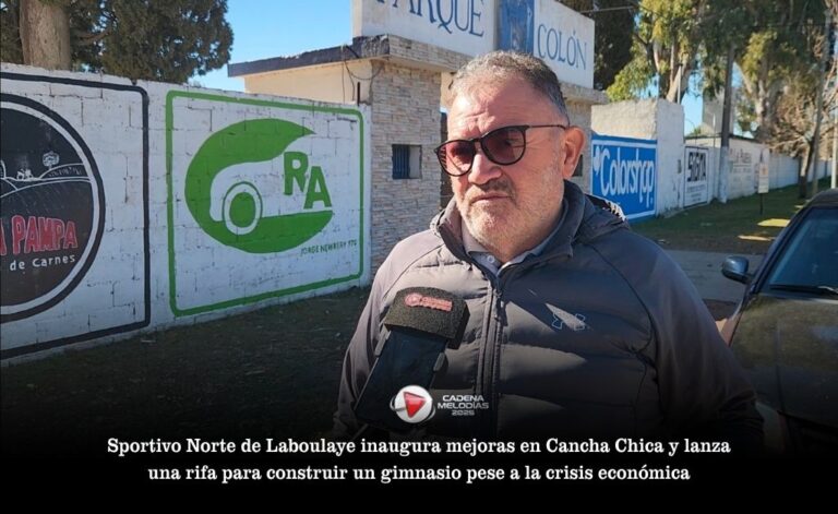 Sportivo Norte de Laboulaye avanza con obras en Cancha Chica, un gimnasio y un salón pese a la crisis económica