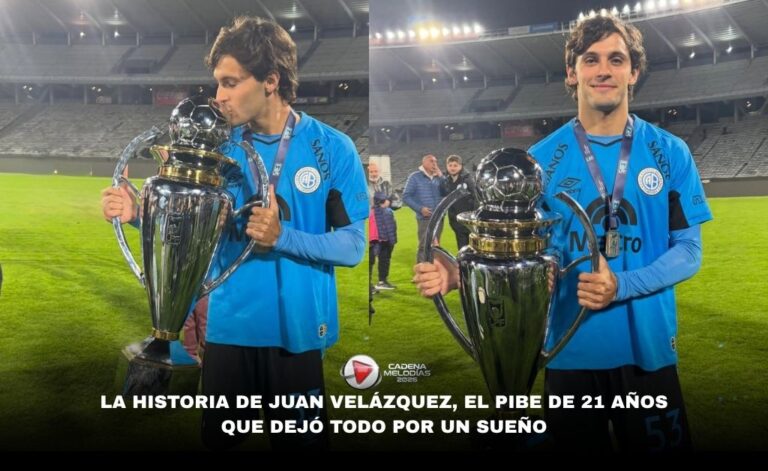 Juan Martín Velázquez, el levallense que fue titular en la final: “Estaba cagado, pero el Ruso confió en mí”