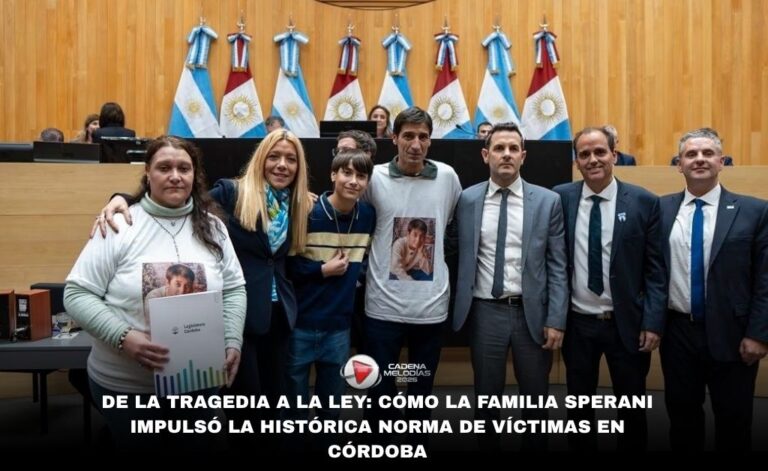 De la tragedia a la ley: cómo la familia Sperani impulsó la histórica norma de víctimas en Córdoba