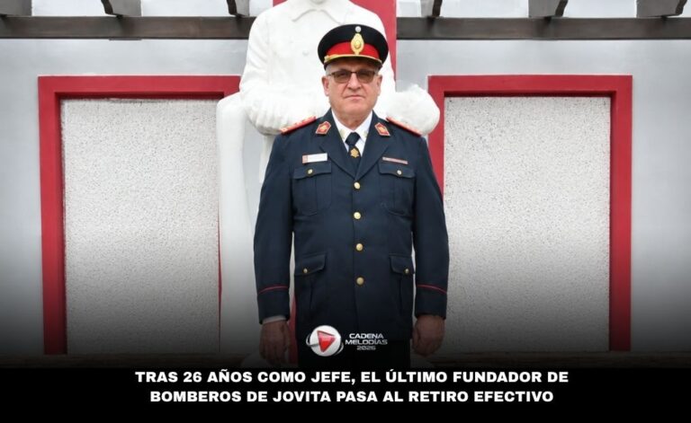 Pasión, servicio y despedida: Carlos Bostico dejó la jefatura de Bomberos Voluntarios de Jovita después de 26 años