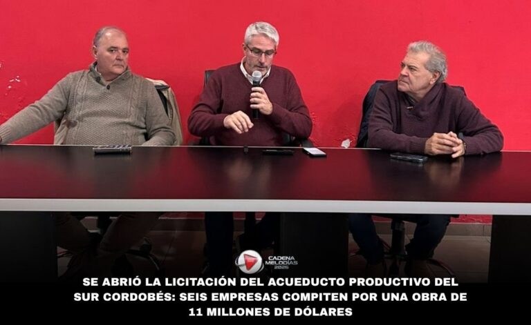 <h2 class="wp-block-heading">Se abrió la licitación del Acueducto Productivo para el sur de Córdoba: una obra clave para el desarrollo agroindustrial</h2>