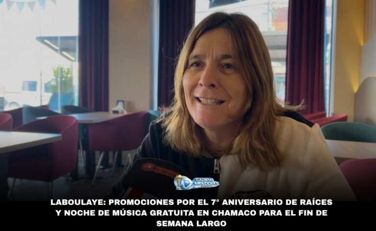 Fin de semana largo en Laboulaye: promociones por aniversario en Raíces y noche de música en Chamaco