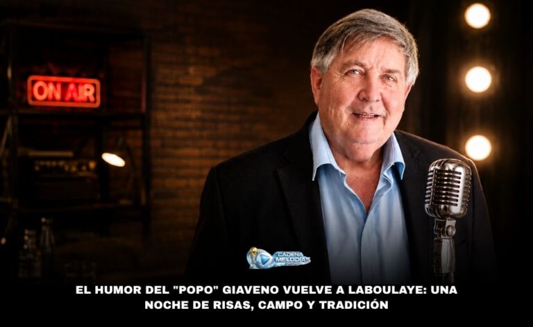 El humor cordobés del «Popo» Giaveno llega al Cine Sporting de Laboulaye