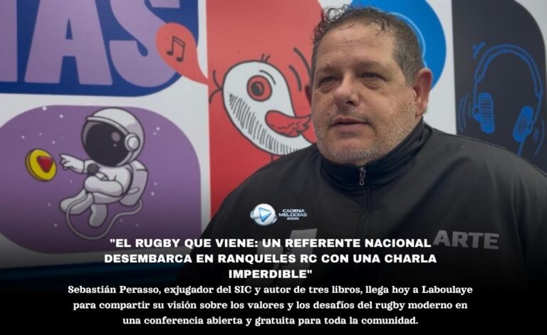 Ranqueles Rugby Club recibe a Sebastián Perasso para una charla sobre los desafíos del rugby moderno