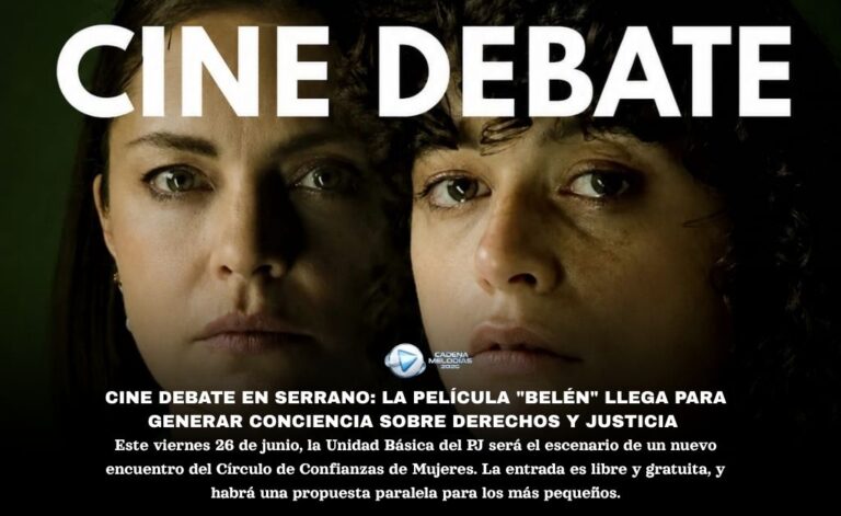 Serrano se prepara para un nuevo encuentro del «Círculo de Confianzas de Mujeres» con un Cine Debate
