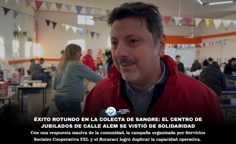 Récord de Convocatoria en la Campaña de Donación de Sangre en el Centro de Jubilados
