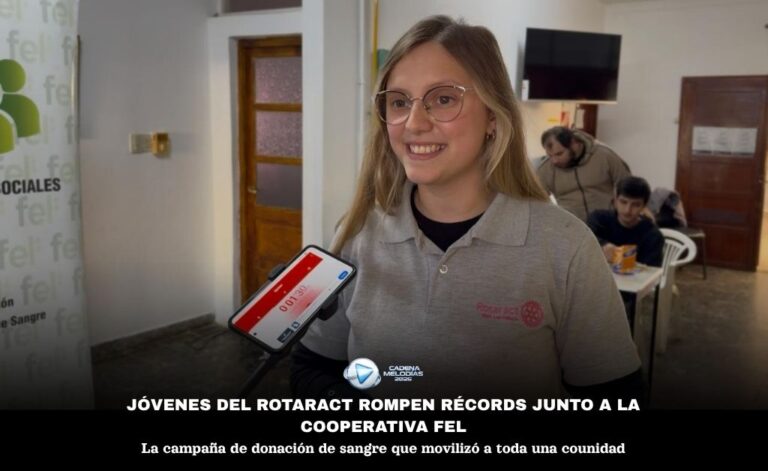 Solidaridad Juvenil: El Rotaract y la Cooperativa FEL lideran una exitosa campaña de donación de sangre