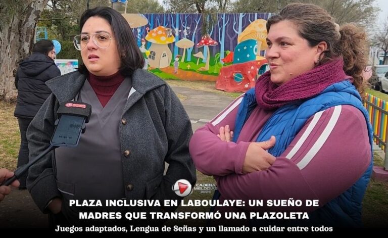 🔵 Laboulaye ya tiene su Plaza Inclusiva: juegos, accesibilidad y un mensaje de cuidado vecinal