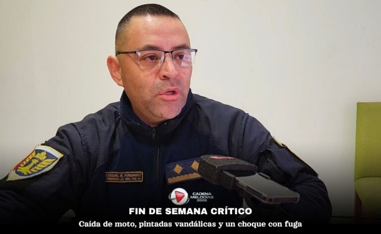 Dos accidentes de tránsito y un caso de vandalismo en espacios públicos movilizaron a la policía departamental