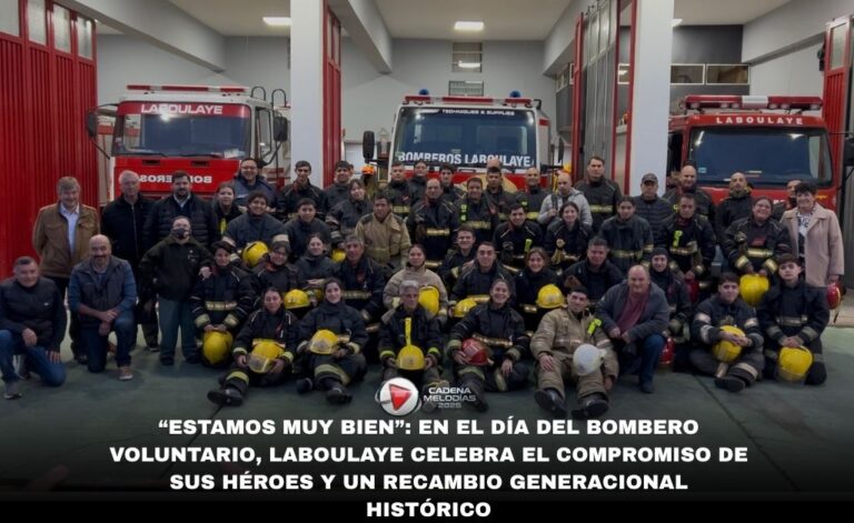 2 de junio: Bomberos Voluntarios de Laboulaye celebran su día con orgullo, proyectos y un fuerte recambio generacional