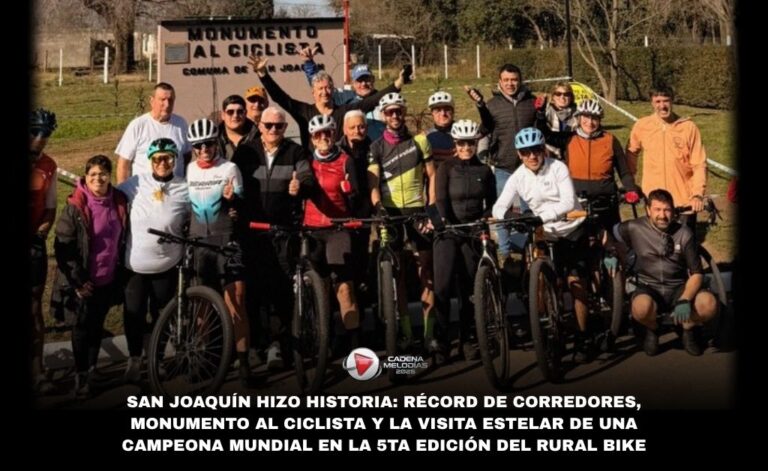 Éxito Rotundo en San Joaquín: La 5ta Edición del Rural Bike Consolida al Pueblo como Capital del Ciclismo