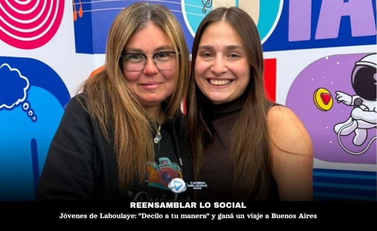 “Reensamblar lo Social”: Lanzan concurso audiovisual para jóvenes en Laboulaye