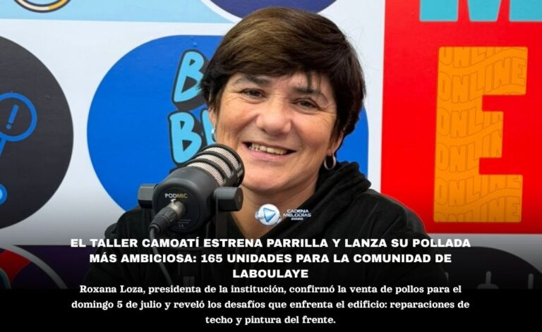 Pollada en Laboulaye: El Taller Camoatí renueva su parrilla y ofrece 165 unidades este domingo