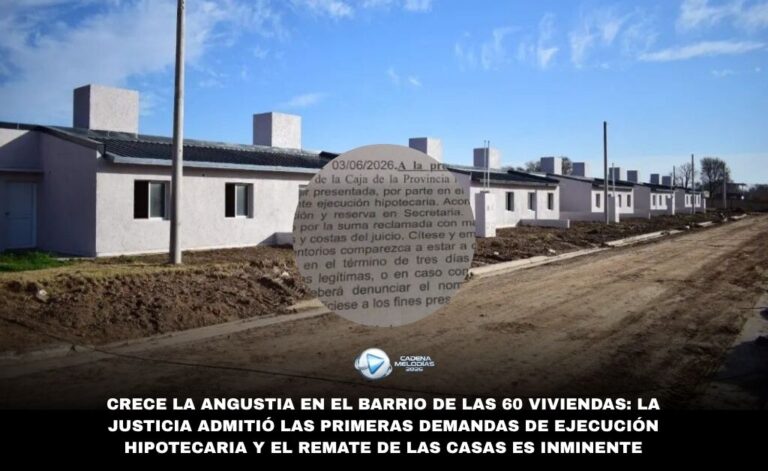 Comienzan las ejecuciones hipotecarias y crece la preocupación en el barrio de las 60 Viviendas