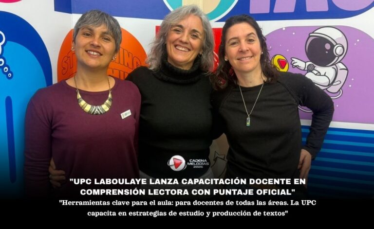 UPC Laboulaye lanza capacitación docente en comprensión lectora y producción de textos académicos