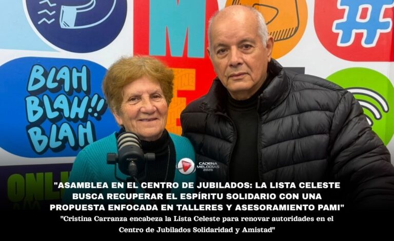 Asamblea en el Centro de Jubilados: La Lista Celeste presenta su proyecto para renovar la institución