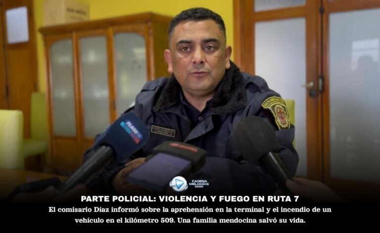 Parte Policial: Violencia Familiar y Accidente Vehicular Marcaron el Fin de Semana en la Ruta 7