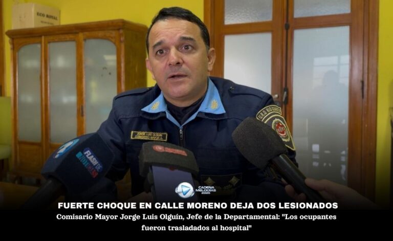 Accidente en calle Moreno y balance positivo del operativo de seguridad: Todo lo que pasó