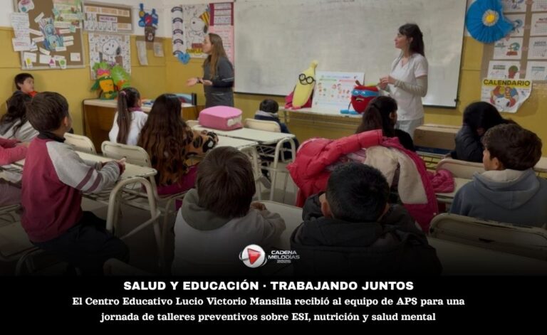Salud y Educación se Unen en Laboulaye: Jornada de Prevención en el Centro Educativo Lucio Victorio Mansilla