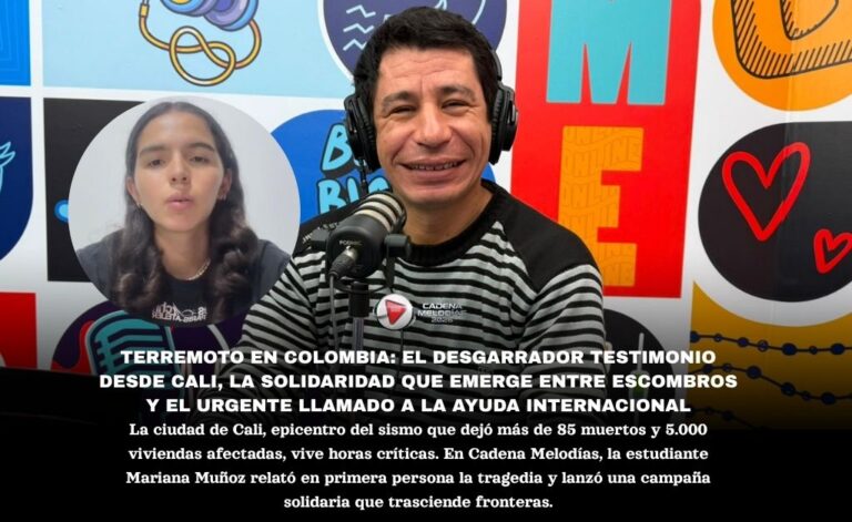Terremoto en Colombia: el desgarrador testimonio desde Cali y la urgente solidaridad que se necesita