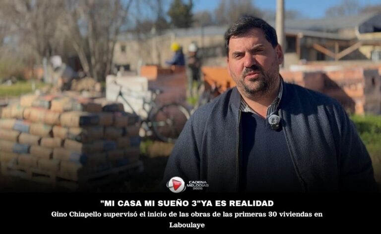 Comenzó la Edificación del Plan «Mi Casa Mi Sueño 3» en Laboulaye