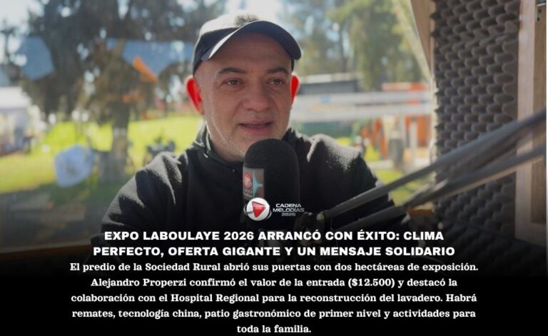 Expo Laboulaye 2026: Un Éxito Rotundo en su Apertura con Clima Perfecto y Oferta Inigualable
