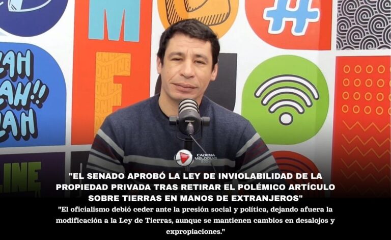 El Senado aprueba la Ley de Inviolabilidad de la Propiedad Privada tras un tenso debate