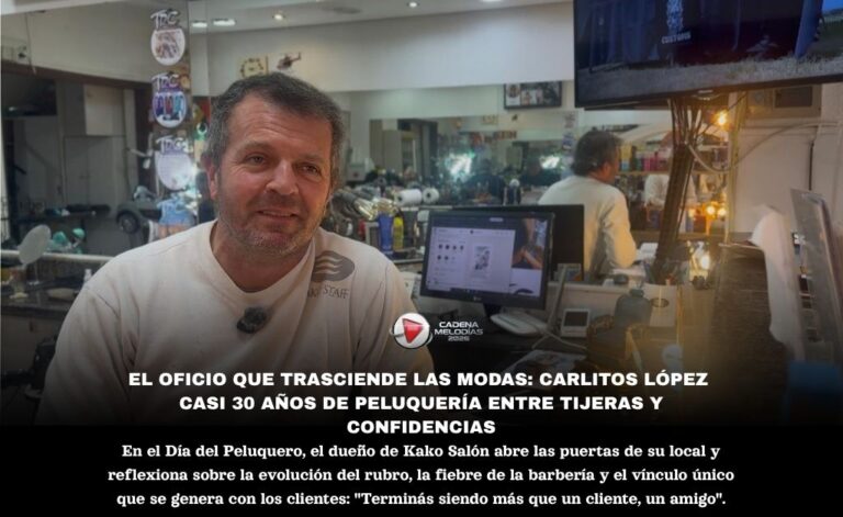 Más casi 30 años de Oficio: En el Día del Peluquero, Kako López nos abre las puertas de su Salón