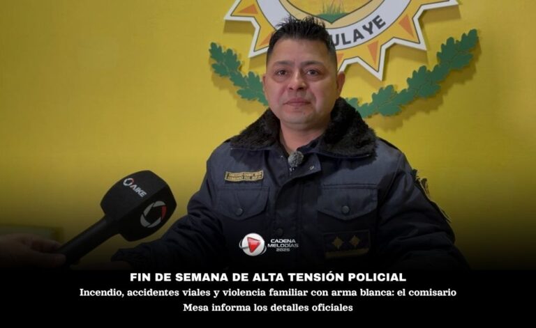 Parte Policial: Incendio, Accidentes y Violencia Familiar Marcaron el Fin de Semana en la Departamental Roque Sáenz Peña