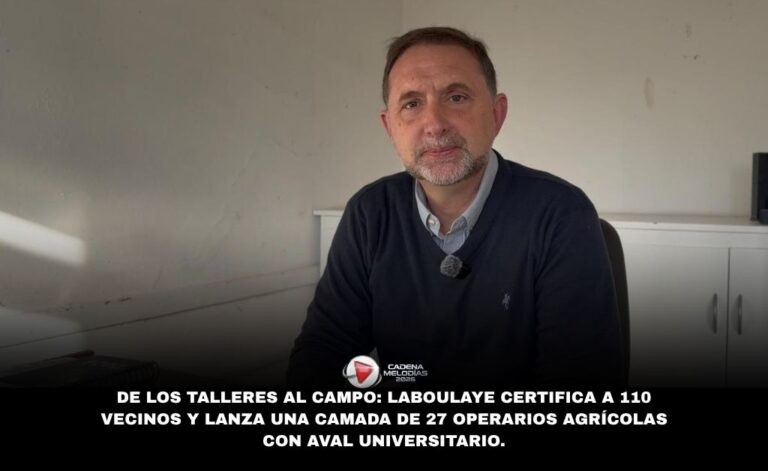 Laboulaye apuesta a la capacitación: 110 certificados entregados y 27 jóvenes listos para el campo