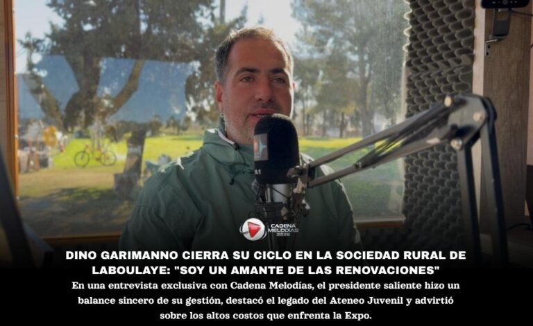 Dino Garimanno: «Esta fue mi última Expo como presidente; soy un amante de las renovaciones»