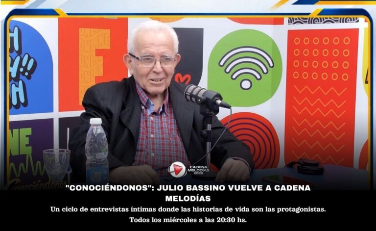 Julio Bassino regresa a la pantalla con «Conociéndonos»: Un ciclo de historias de vida y superación personal