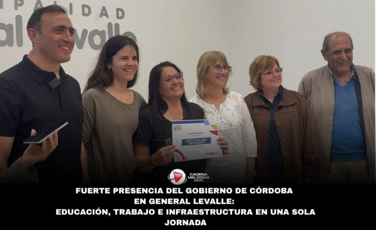 General Levalle recibió al Ministro de Justicia y Trabajo de Córdoba: subsidios, créditos y obras para la localidad